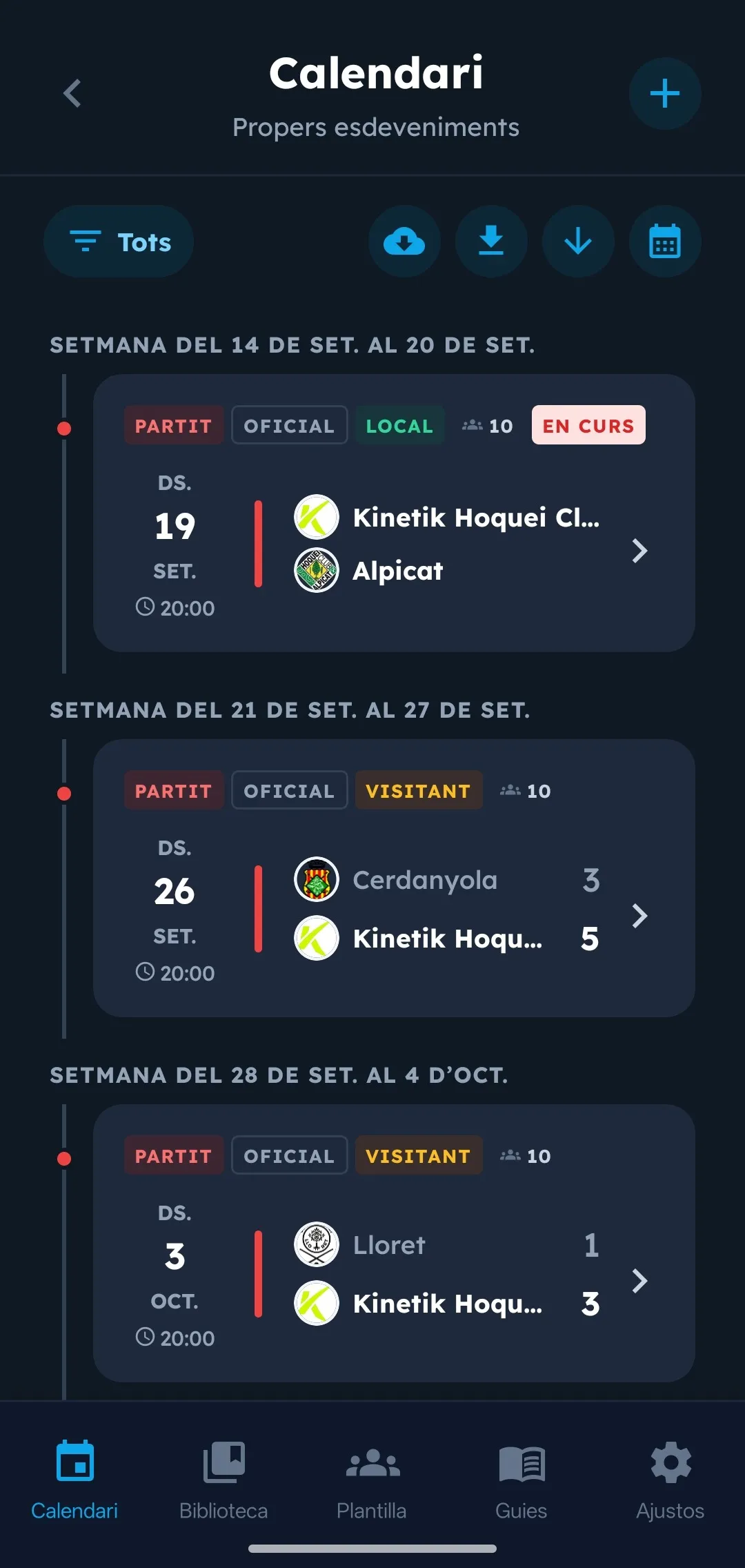 La temporada entera