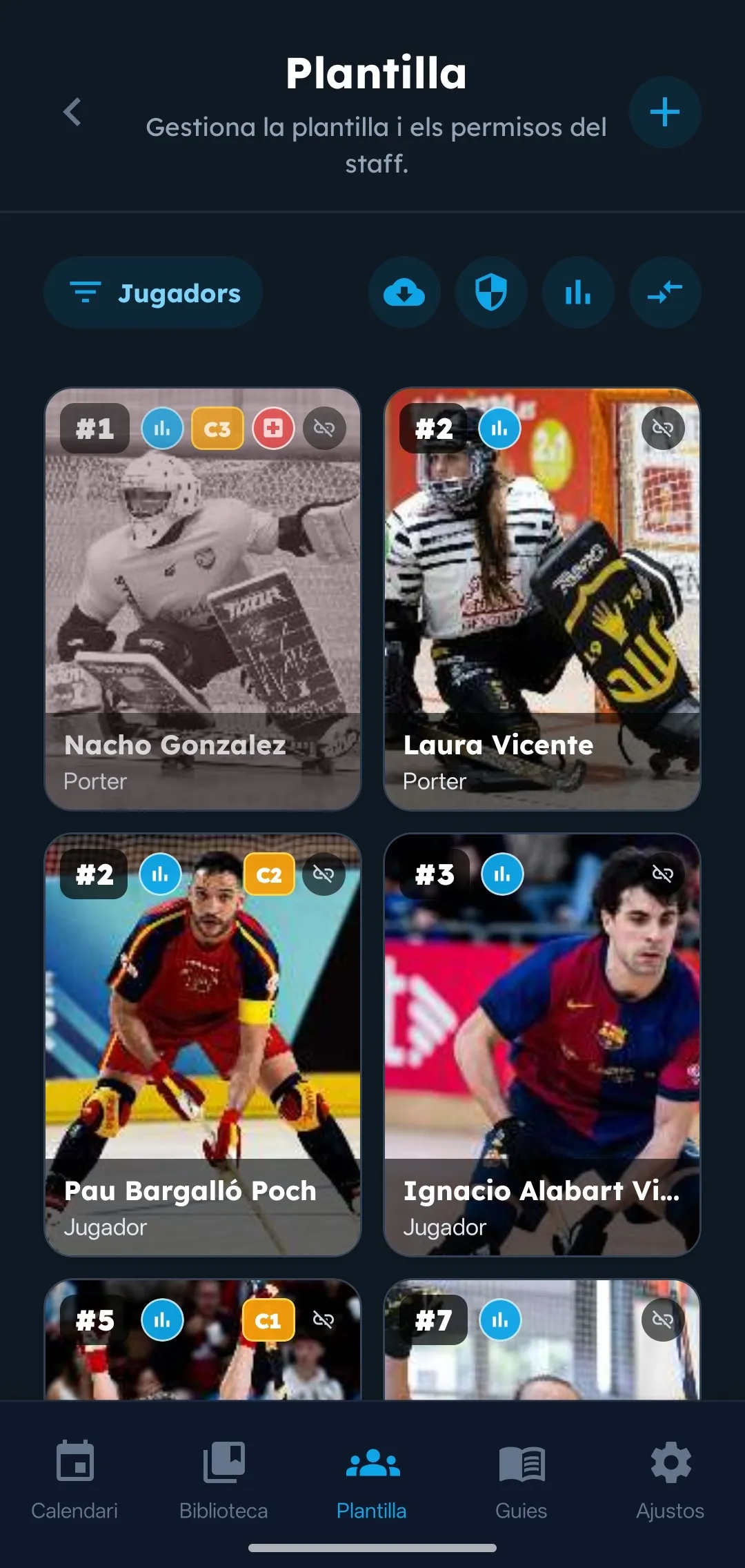 La plantilla
